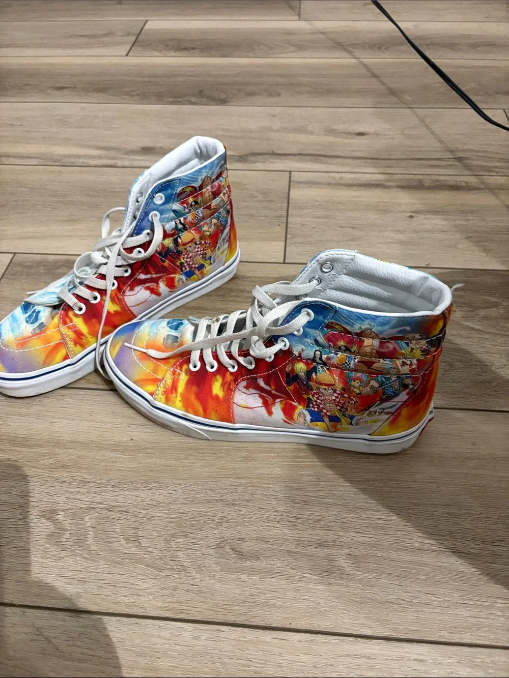 One Piece Anime Vans High-Top Sneakers